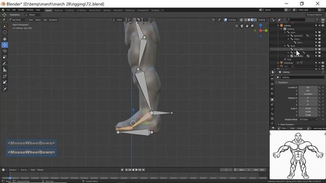 Blender 2.8 Character Rigging Tutorial Step By Step смотреть онлайн