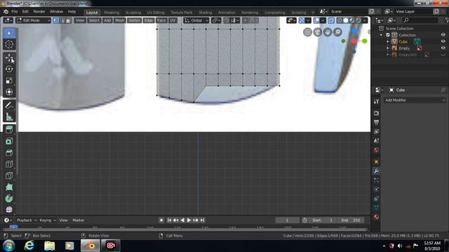 Cricket bat modeling in blender | how to make cricket bat in blender | tutorial for beginners смотреть онлайн