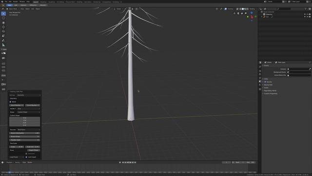 Easy animated trees in Blender 2.8 EEVEE, how to use Sapling Tree Generator add-on tutorial смотреть онлайн