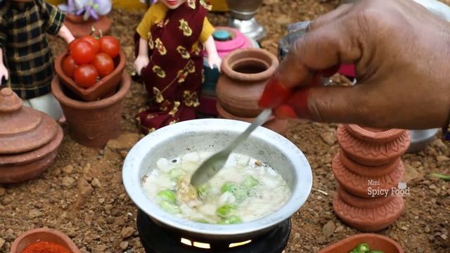 Mini Dry Fish Curry | Miniature Cooking | Tiny Cooking | Mini Spicy Food смотреть онлайн