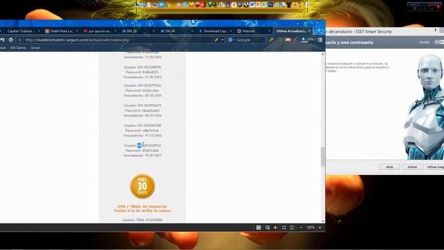 Como Actualizar la Licencia del antivirus Eset NOD32 (GRATIS) смотреть онлайн