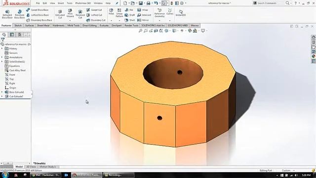 Macros in SolidWorks смотреть онлайн
