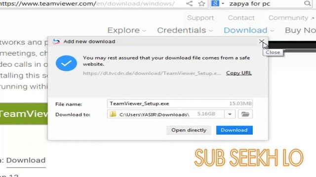 Team viewer Control your pc on your mobile with teamviewer(SUB SEEKH LO)Hindi & Urdu смотреть онлайн