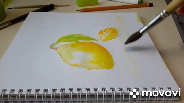 Как НАРИСОВАТЬ ЛИМОН ПРОСТО.