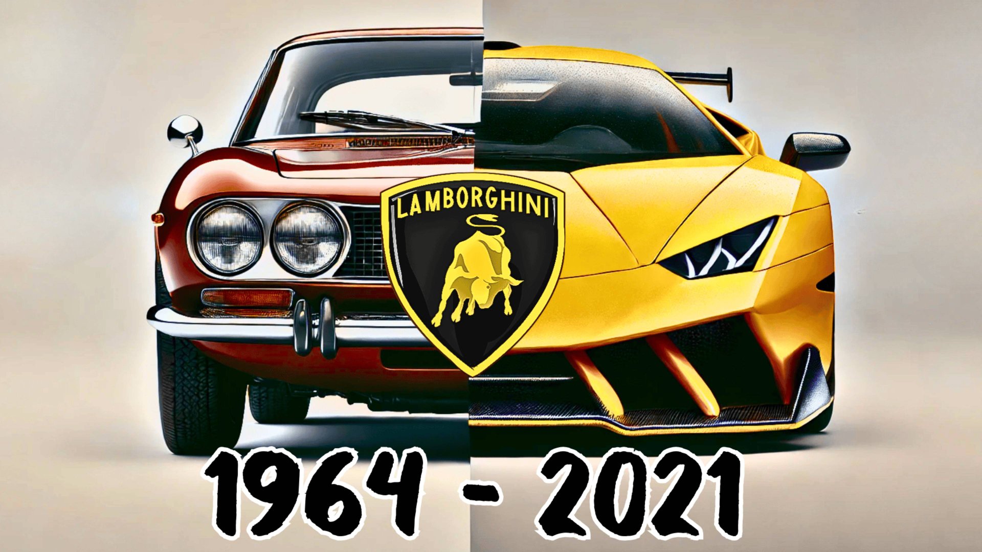 Эволюция Lamborghini 1964-2021 смотреть онлайн