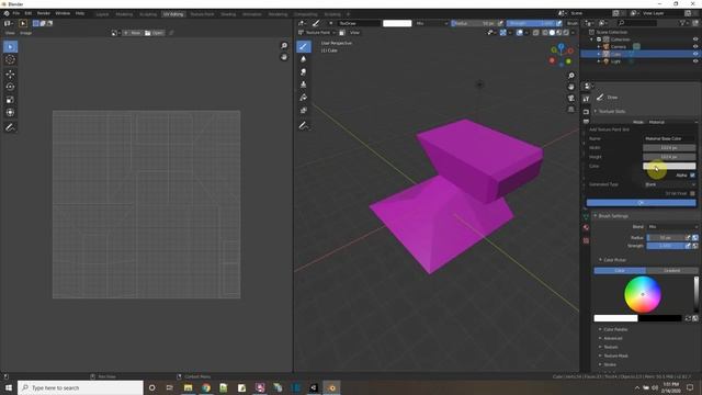 Smart UV Map in Blender 2.8 смотреть онлайн