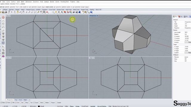 Rhino Basics in Hindi - 21 CPlanes and how to use it part 2 смотреть онлайн