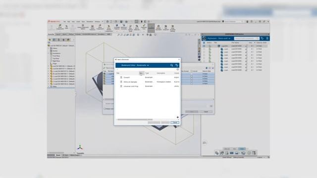 3DEXPERIENCE Tutorial: How to add a bookmark (tags) to CAD files смотреть онлайн