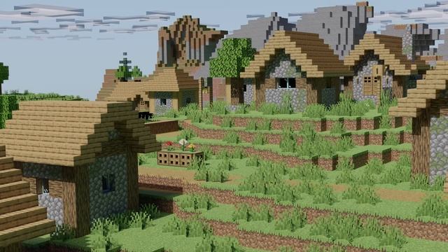 I Rendered ANOTHER Minecraft Village In Blender смотреть онлайн