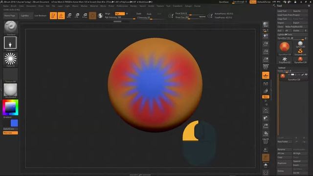 rgb mrgb Polygon Boyamak | 80 Derste Baştan Sona ZBrush смотреть онлайн