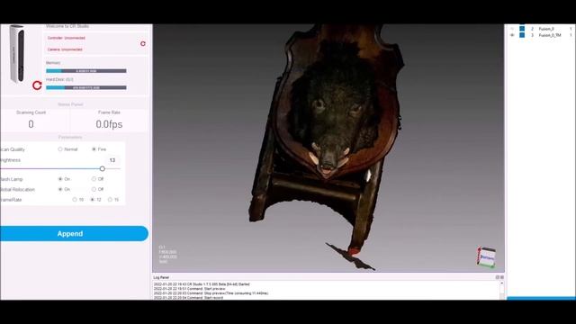 Scan 3d d'une tete de sanglier avec texture смотреть онлайн