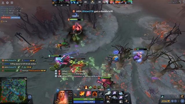 ИЛЛИДАН НЕРЕАЛЬНО СГОРЕЛ НА МОРФА! ПРОИГРАЛ ФРИ ИГРУ НА ЛИНЕ! Illidan Dota 2 смотреть онлайн