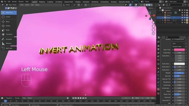 Blender Tutorial - Reverse (or invert) animation смотреть онлайн