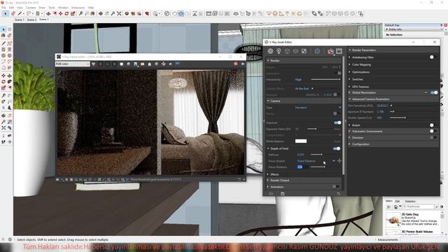 Sketchup Vray Kamera Ayarı Ders 27 смотреть онлайн