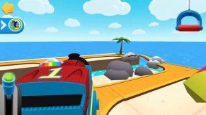 SUPER HEROES THOMAS on the beach! | Thomas & Friends Minis #214 By Budge Studios
