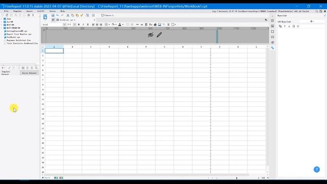 FineReport 11.0 Basics Tutorial - Chapter1 FineReport Interface Introduction смотреть онлайн