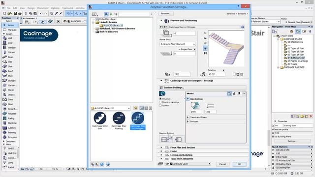 Introduction to Cadimage Stairs in ArchiCAD 18 смотреть онлайн