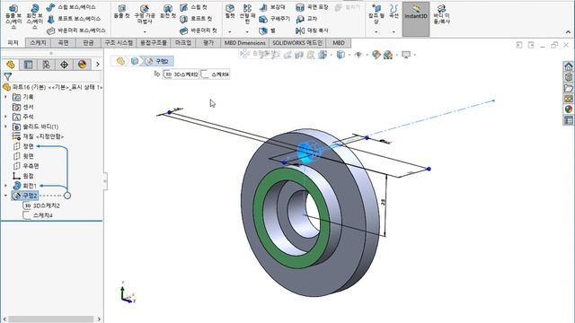 Solidworks 2023 3D모델링 동영상강좌 DVD 1부 ::: 47강 모델링 실습 기어박스 커버(GearBox Cover) смотреть онлайн