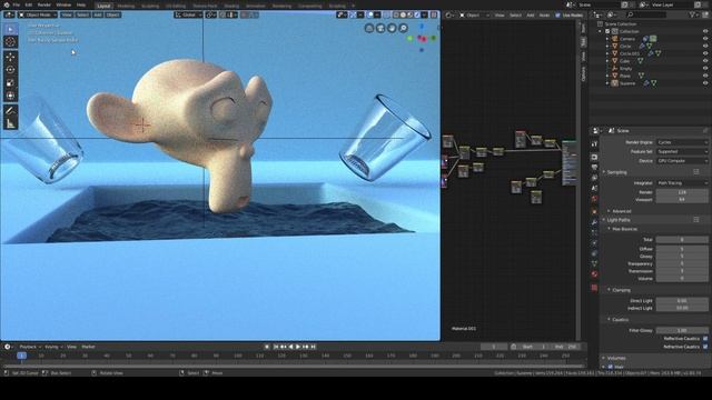 ProRender and Cycles comparison смотреть онлайн