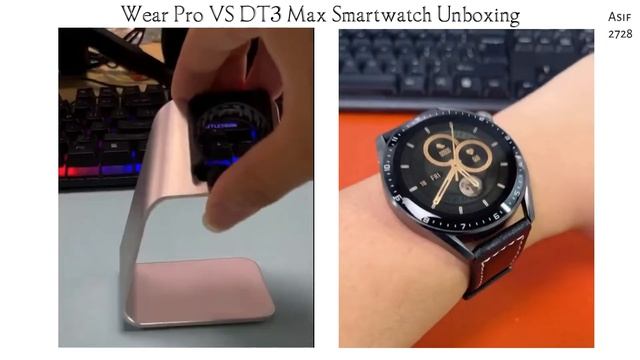 Wear Pro VS DT3 Max Smartwatch Unboxing смотреть онлайн