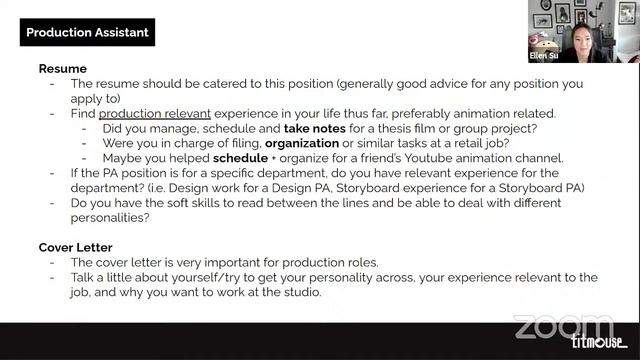 Portfolio Advice from Titmouse Recruiter смотреть онлайн