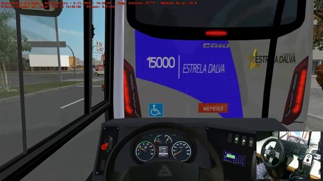 OMSI 2: Maxibus Dolphin Agrale MA 17.0 no mapa Estrela Dalva + Download смотреть онлайн