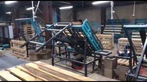 Автоматическая линия по производству деревянных поддонов (паллет) с кондукторами