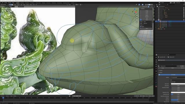 Real Time Blender Modeling - Jade Dragon - Pt 1/16 смотреть онлайн