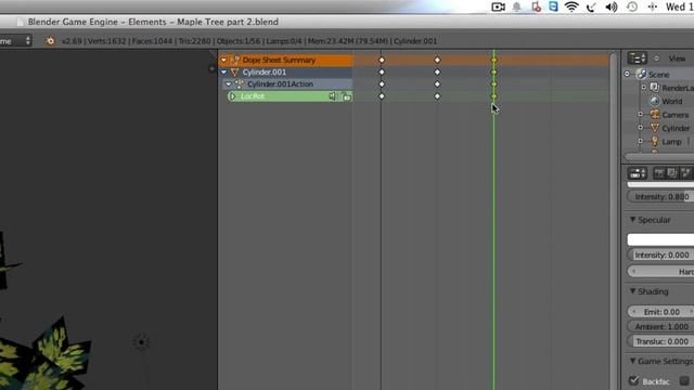 Blender Game Engine - Elements - Maple Tree part 3 смотреть онлайн