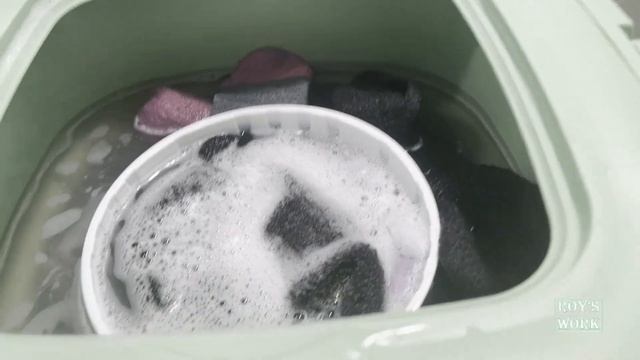 Portable Folding Mini Washing Machine | Unboxing | Test | Review | Temu | Only $10 смотреть онлайн