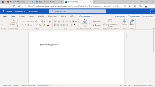 Word Dokument gemeinsam bearbeiten - in Teams, OneDrive oder SharePoint смотреть онлайн