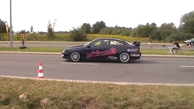Calibra Turbo vs Lamborghini Gallardo SSS na 3 mazurski motoshow смотреть онлайн