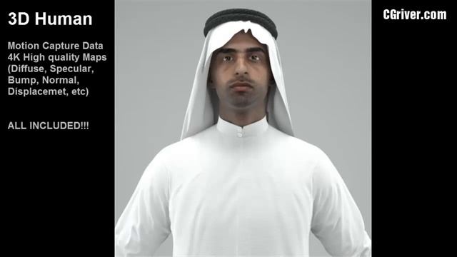 Rigged & Animated 3D Model (Human, People, Man, Male Character) 3DS Max with VRay ArMan0001HD2CS смотреть онлайн