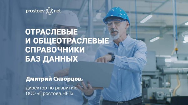 Отраслевые и общеотраслевые справочники баз данных. ТОиР. RCM. Reliability. Цифровизация ТОиР