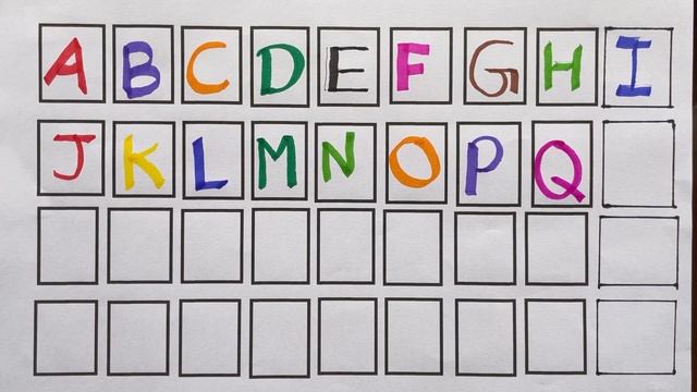 learn How To Write Alphabets, A to Z, A for Apple, B for Ball, abcd in English #abcd #kidssong смотреть онлайн