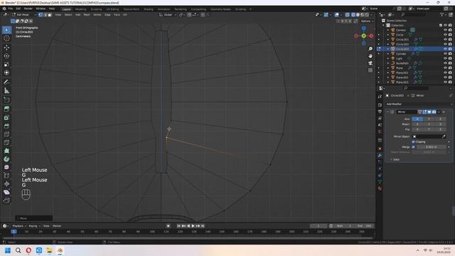 Compass Military Game Asset Modeling / Blender 3.5 смотреть онлайн