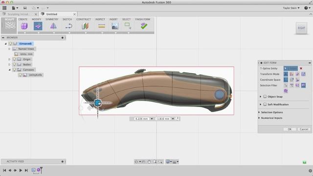 Autodesk Fusion 360: Sculpting - Parte 4 | MAPData смотреть онлайн