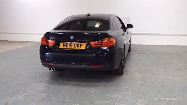 BMW 4 SERIES 430D XDRIVE M SPORT GRAN COUPE BLACK 2015 смотреть онлайн