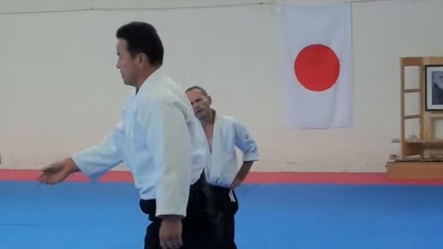Айкикай Великобритании. Практика с гостем (инструктором) Сигеру Сугаварой (2014) - ч 1