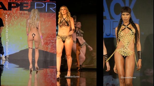 Black Tape Project lingerie models fashion week art hearts runway podium presentation show girls смотреть онлайн