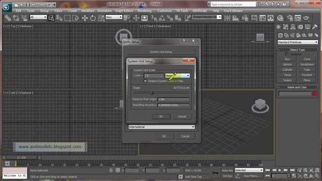 3ds max - reset - configure units - HD смотреть онлайн