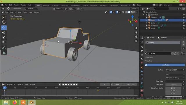 Blender Tutorial Camera tracking & Rendering for Car Animation смотреть онлайн
