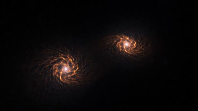 Galaxy collision of 1.56 million stars смотреть онлайн
