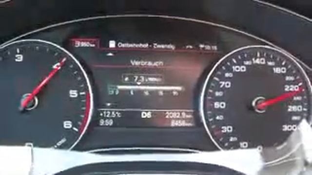2012 Audi A6 3 0 TDI Quattro Top Speed смотреть онлайн