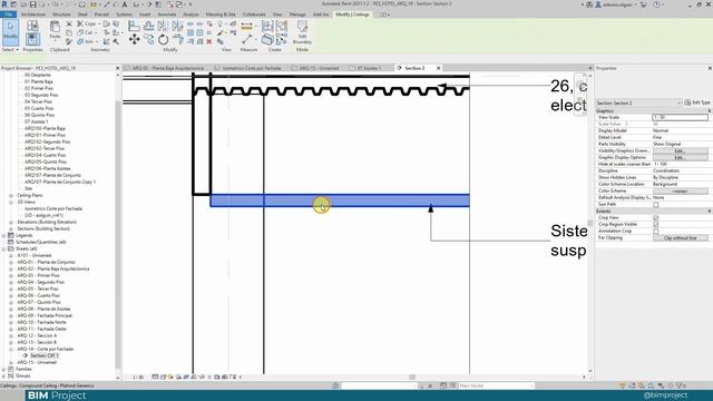 BIM Project | ¿Cómo hacer cortes por fachada en Revit? смотреть онлайн