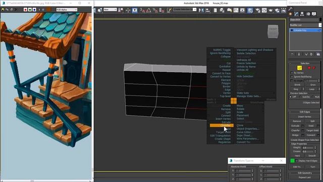 [ 3DS MAX ] 3D Low poly Fantasy House Modeling | Part 2 : Stairs смотреть онлайн