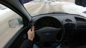 2013 LADA Kalina 1.6L (82) POV TEST DRIVE