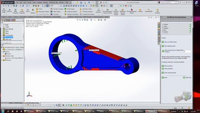 Solidworks 8 DES Simulation Xpress смотреть онлайн