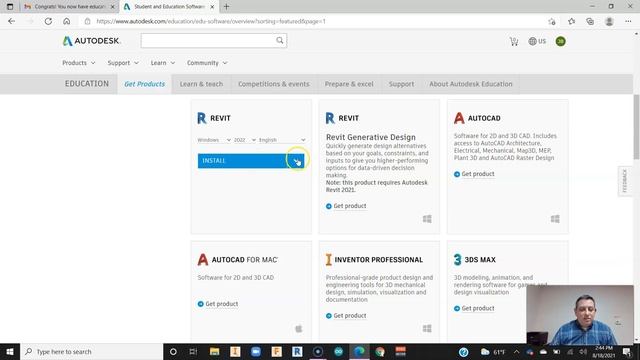 Revit Download & Install: Student Account смотреть онлайн