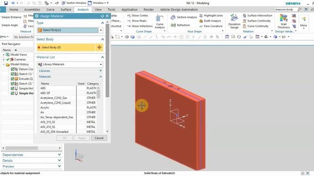 How to Apply Material in NX | Learn to apply material in NX in 1 min смотреть онлайн